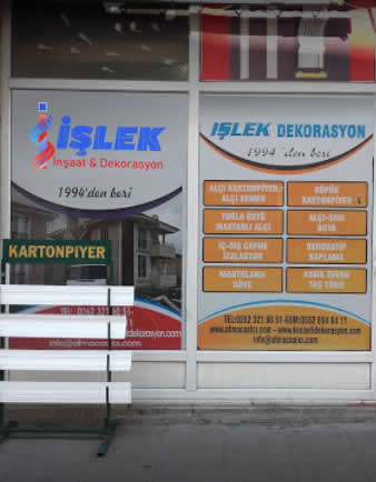 ��LEK �N�AAT ve DEKORASyon